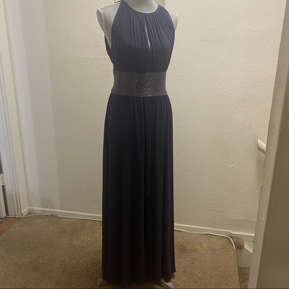 JS boutique purple/ blue long dress - Picture 6 of 8